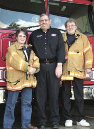 Firefighters honored for years of service