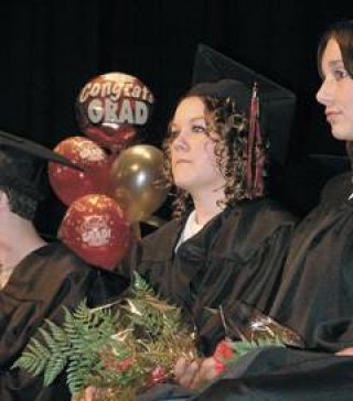 Stacie Brown was among the nearly 50 Collins High School graduates to earn diplomas Thursday night.