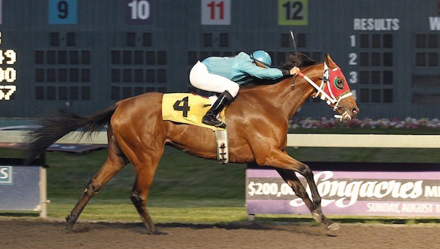 Touch the Sun and jockey Isaias Enriquez are the winning team in the $13