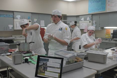 Bonney Lake ProStart Culinary team Members (left to right) Kendal Bledsoe