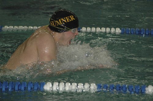 Connor Powers-Hubbard took first place in the 200-yard freestyle and took second in the 200 medley relay and 100 breaststroke.