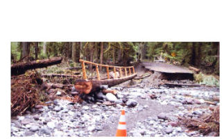 Heavy rains washed out a road near Isput Creek Campground in 2006 and it hasn’t been repaired.