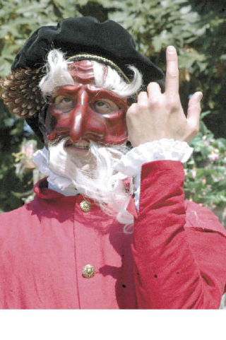 The Renaissance Fantasy Faire took over Maris Farm on the Sumner-Buckley Highway Saturday and Sunday and will continue for the next two weekends. Saturday saw actors performing “The Perilous Proposal” (right); others entertaining the crowd were Cavallo Equestrian Arts