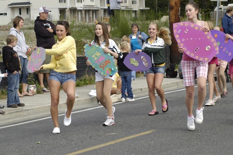 Members of Dancemakers Northwest of Bonney Lake perform during the 2009 Bonney Lake Days Parade Saturday