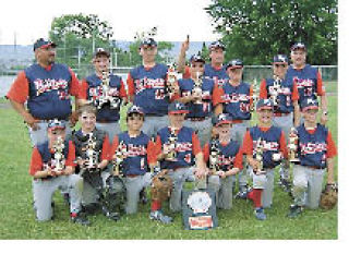 The Mt. Rainier 11 years old and under all-star team won the Wenatchee Invitational June 12