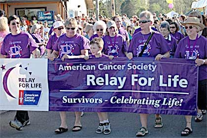 Buckley's Relay For Life kicked off Friday evening and wrapped up Saturday morning. The annual event raises money for the American Cancer Society.