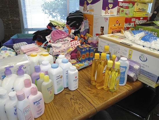 Exodus House often holds “essential needs” drives for families in the program