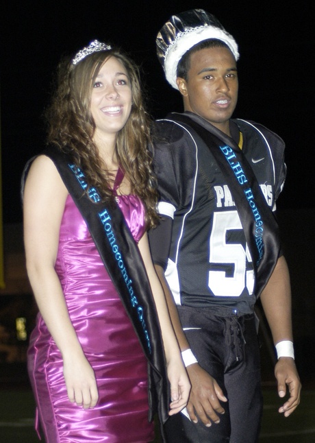 Dion Bertch and Allison Hills were selected as the 2009 Homecoming King and Queen at Bonney Lake High School.