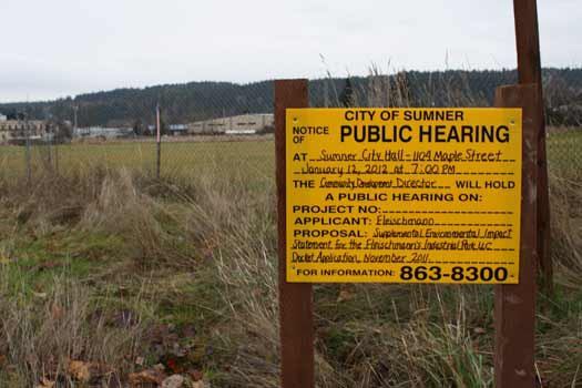 Sumner residents who think they will be affected by the Fleischmann's property becoming industrial-only space are invited to send their comment to City Planning Manager Ryan Windish.