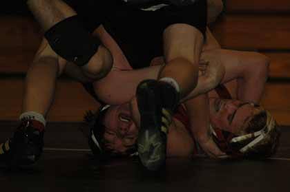 EHS's Kyle Young and Tyler Hidalgo went to the wire during competition Jan. 27.