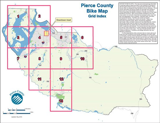Pierce County Bike Map New version of the Pierce County Bike Map released | Pierce County 