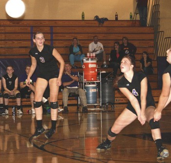 Sumner Spartan volleyball