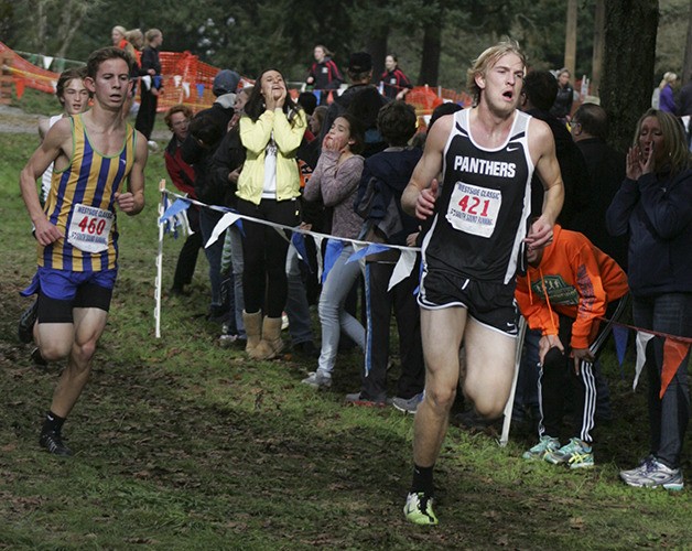 The Bonney Lake boys cross country team took third at the West Central District meet Saturday