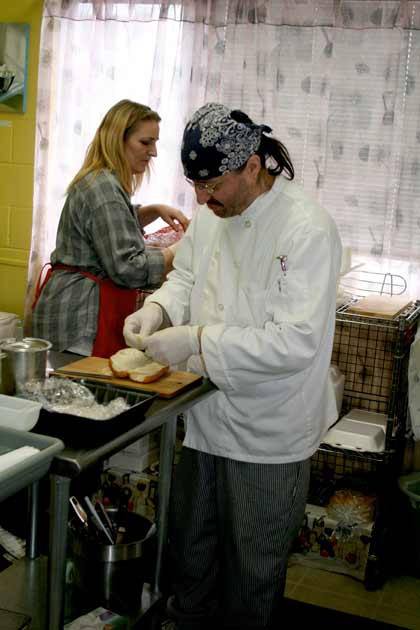 Greg and Maria Goch stay busy in the kitchen at Europa.