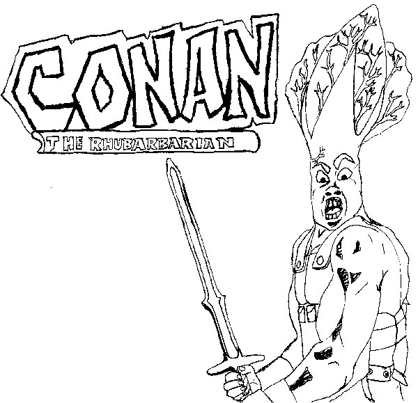 Conan the Rhubarbarian: Sumner's next mascot?