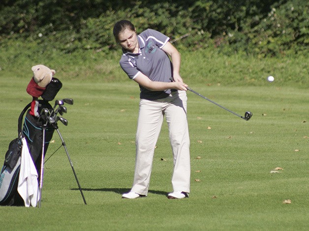 Bonney Lake's Hannah Martin plays Sept. 18 at the Enumclaw Golf Course.