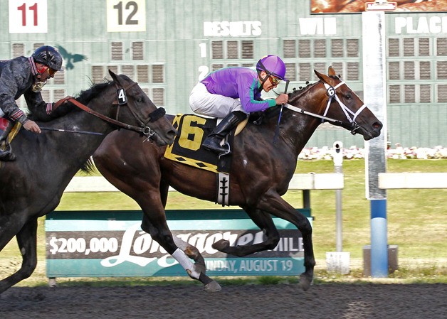 Mike Man's Gold and jockey Javier Matias prevail in the $50