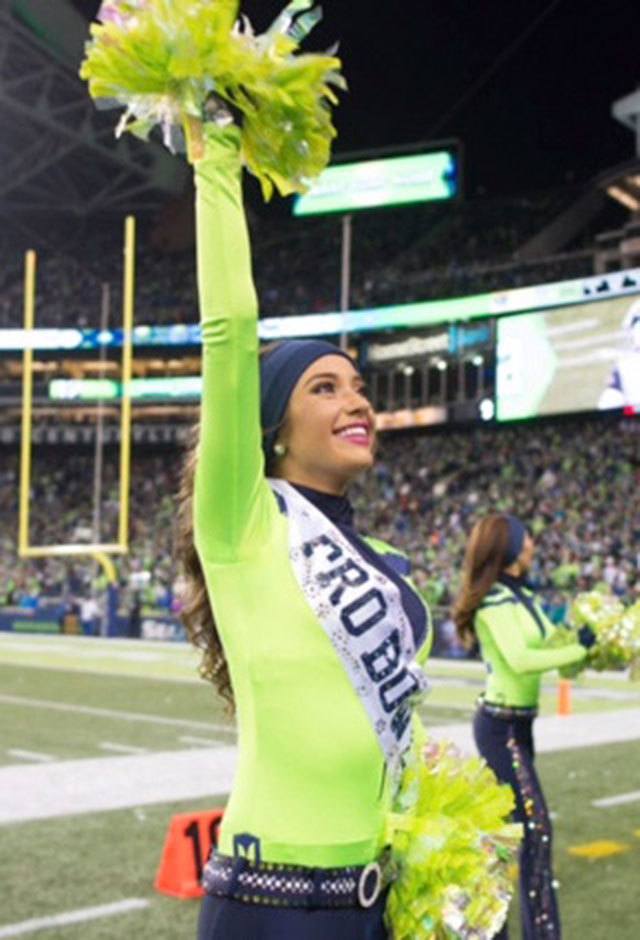 Sea Gal Christian graduated from Sumner High School and will be the Seattle Sea Gal cheerleader at the 2017 NFL Pro Bowl. Courtesy photo.