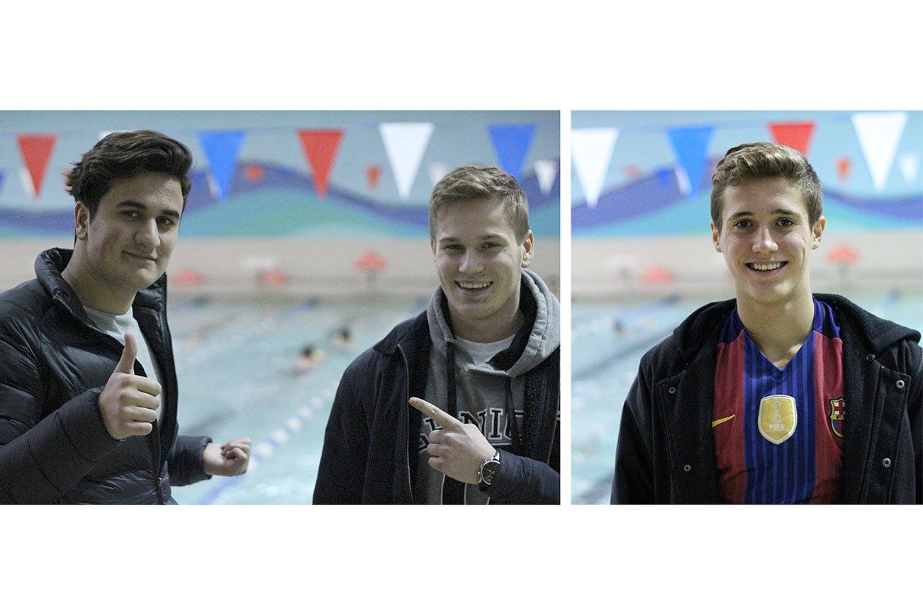 Exchange students gravitate to Sumner swim