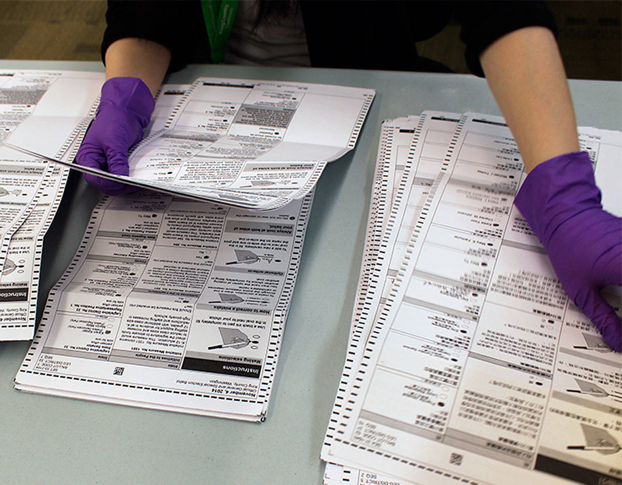 King County Elections is hand-counting Buckley votes after a one-vote difference separated Luke Wilbanks from Chuck Helmer (455-454) for Position No. 3 on the City Council. Photo courtesy of King County