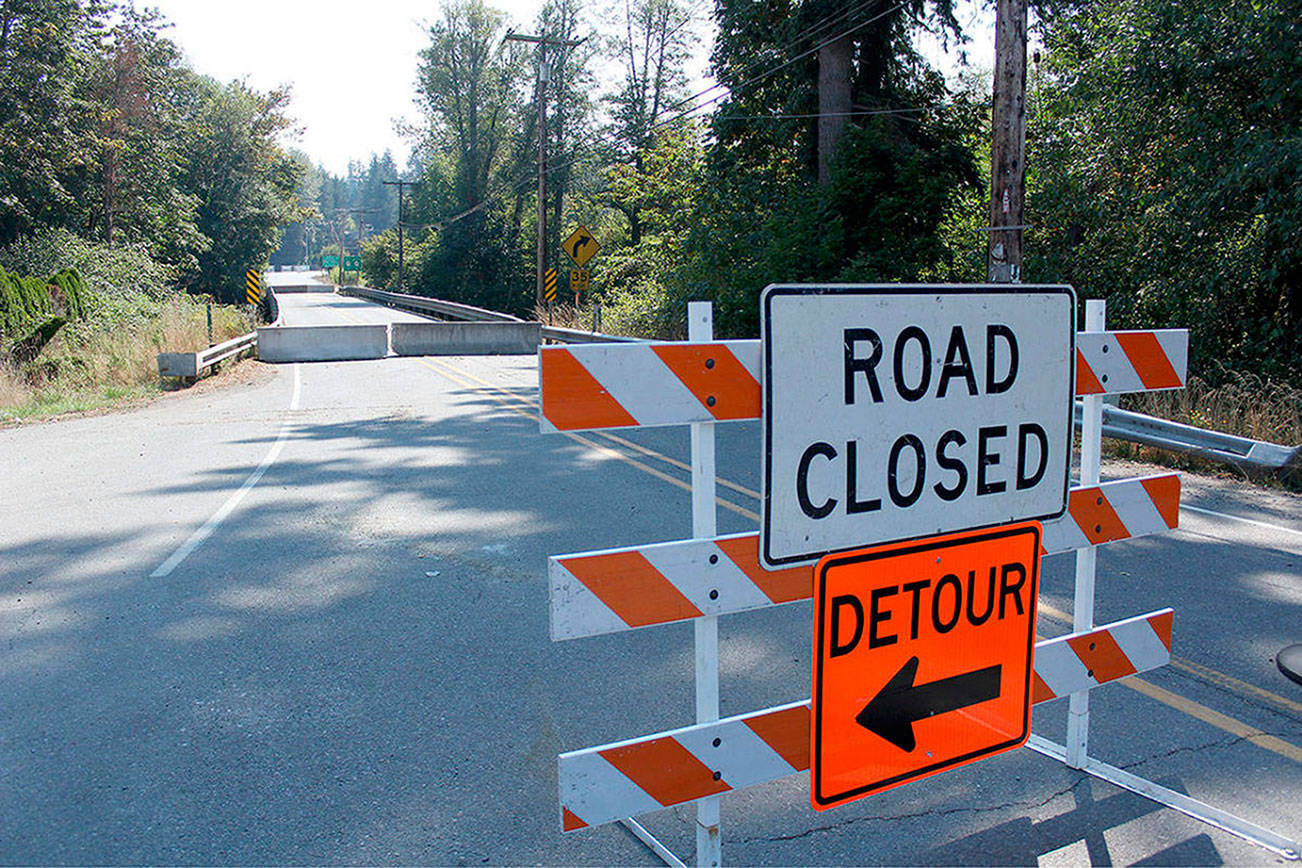 Temporary bridge to restore SR 162 access