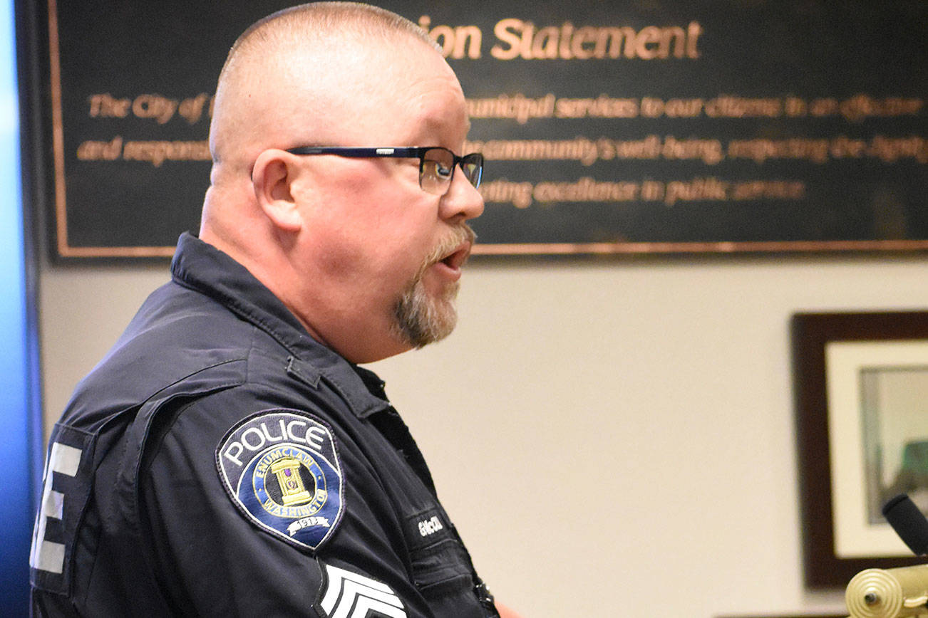 Enumclaw council hears of one police promotion, one retirement