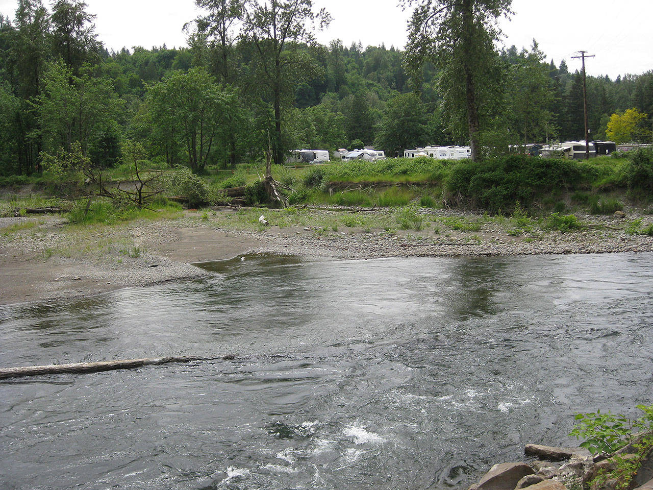 This portion of the Green River will be given a floodplain makeover to benefit Chinook and coho salmon, as well as other trout and fish. Photo courtesy Recreation and Conservation Office