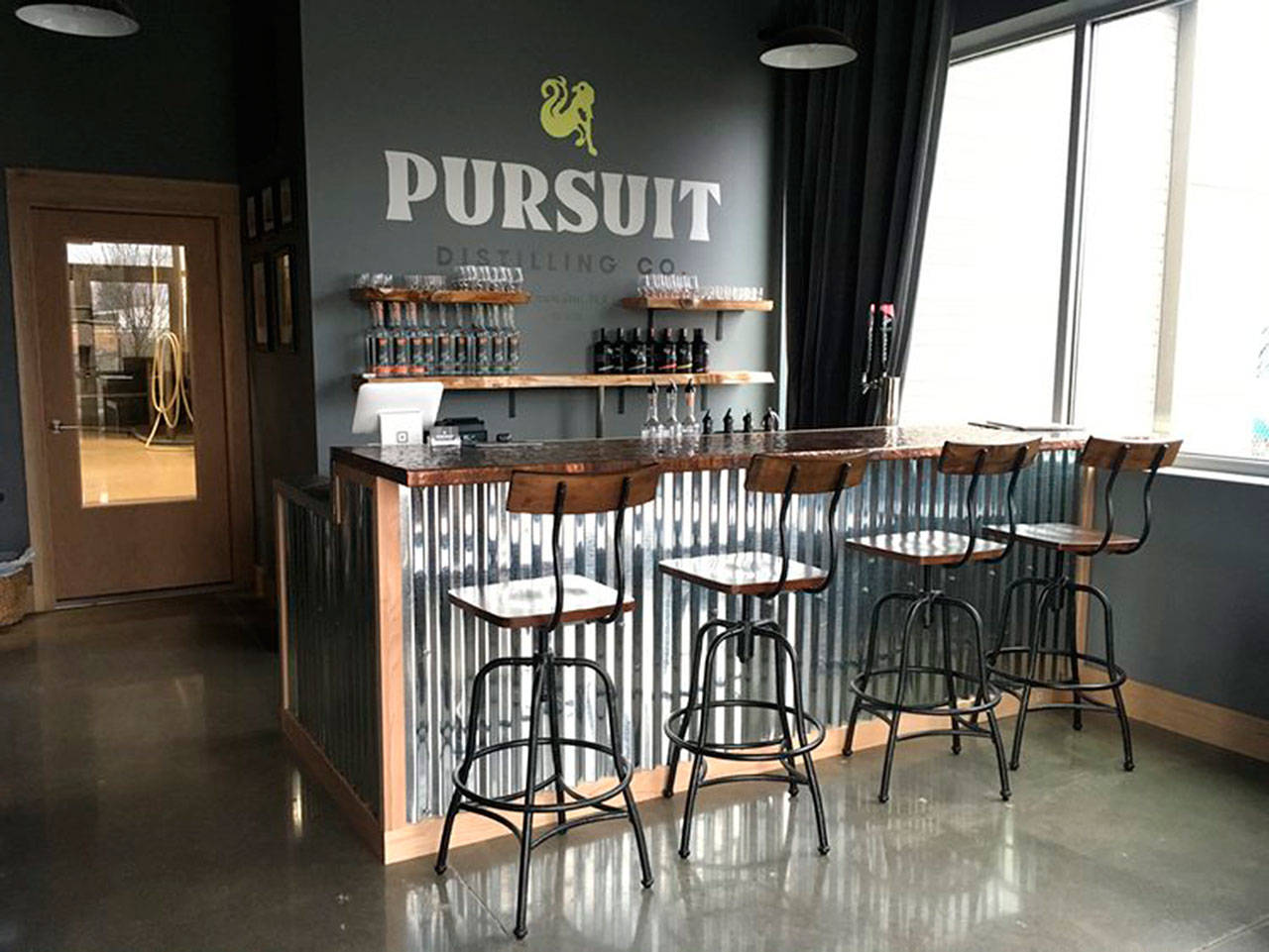 Pursuit Distillery’s tasting room is currently located at 2321 Cole St. Suite 102 in Enumclaw, but a new location closer to downtown appears to be on the way. Photo courtesy Pursuit Distillery