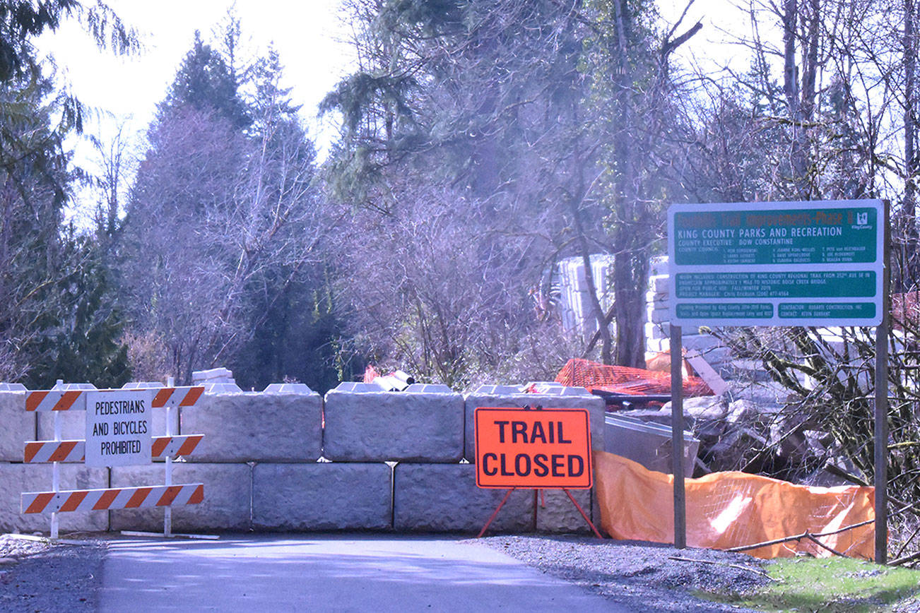 Foothills Trail work temporarily on hold, will resume in summer