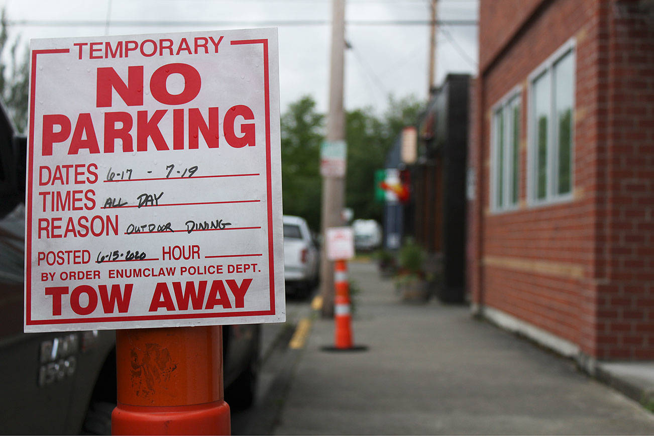 Outdoor dining encouraged in downtown Enumclaw