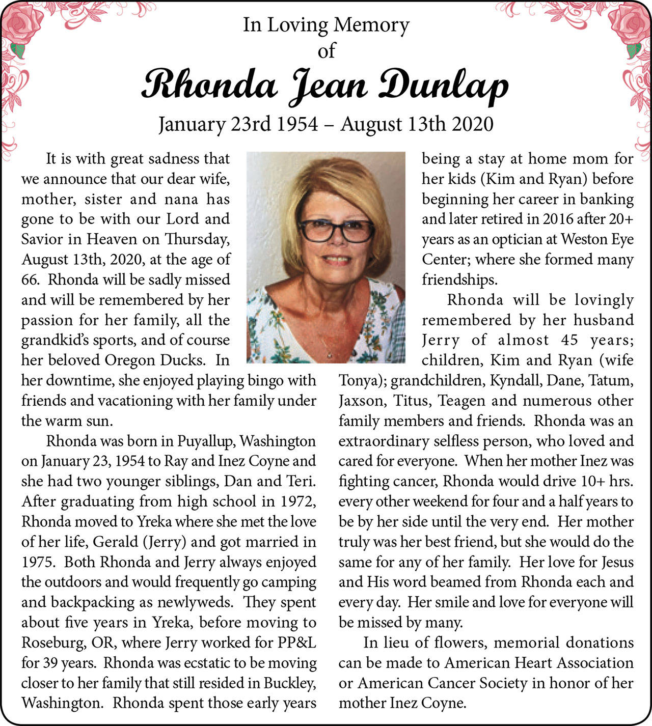 Rhonda Dunlap