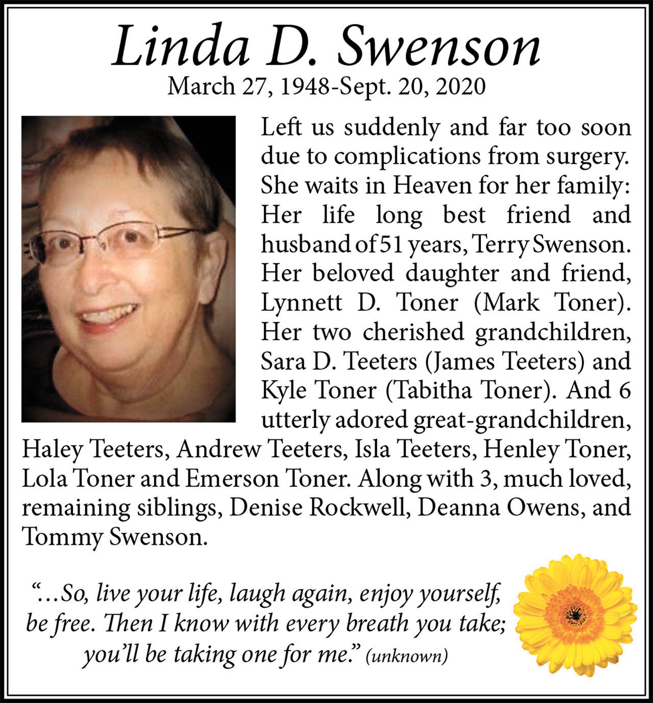 Linda Swenson