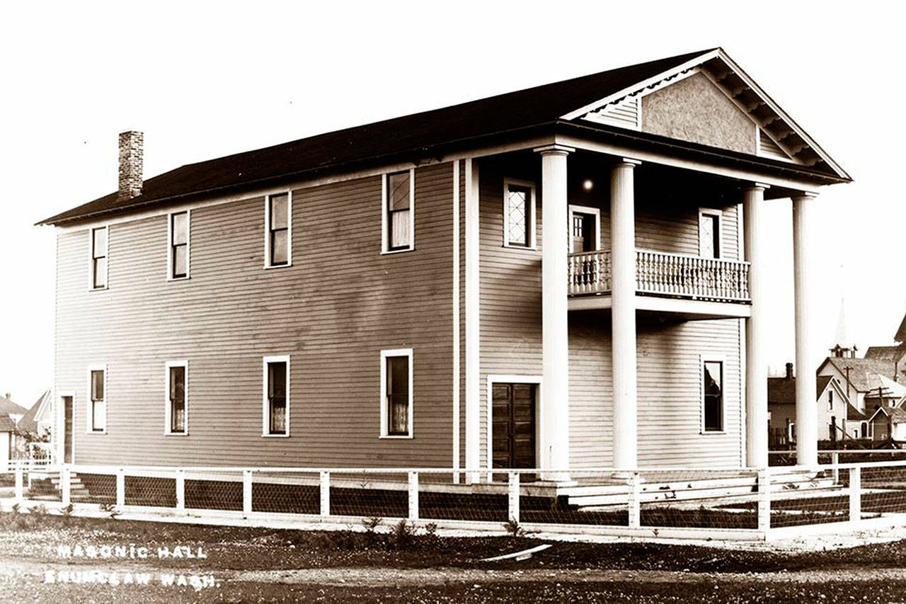 Before the Enumclaw Museum was a museum, the building was owned and used by local Masons. Photo courtesy the Enumclaw Plateau Historical Society