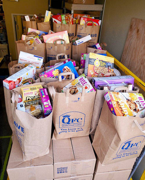 Here are just some of the generous donations going to Plateau Outreach Ministries’ Food Bank!