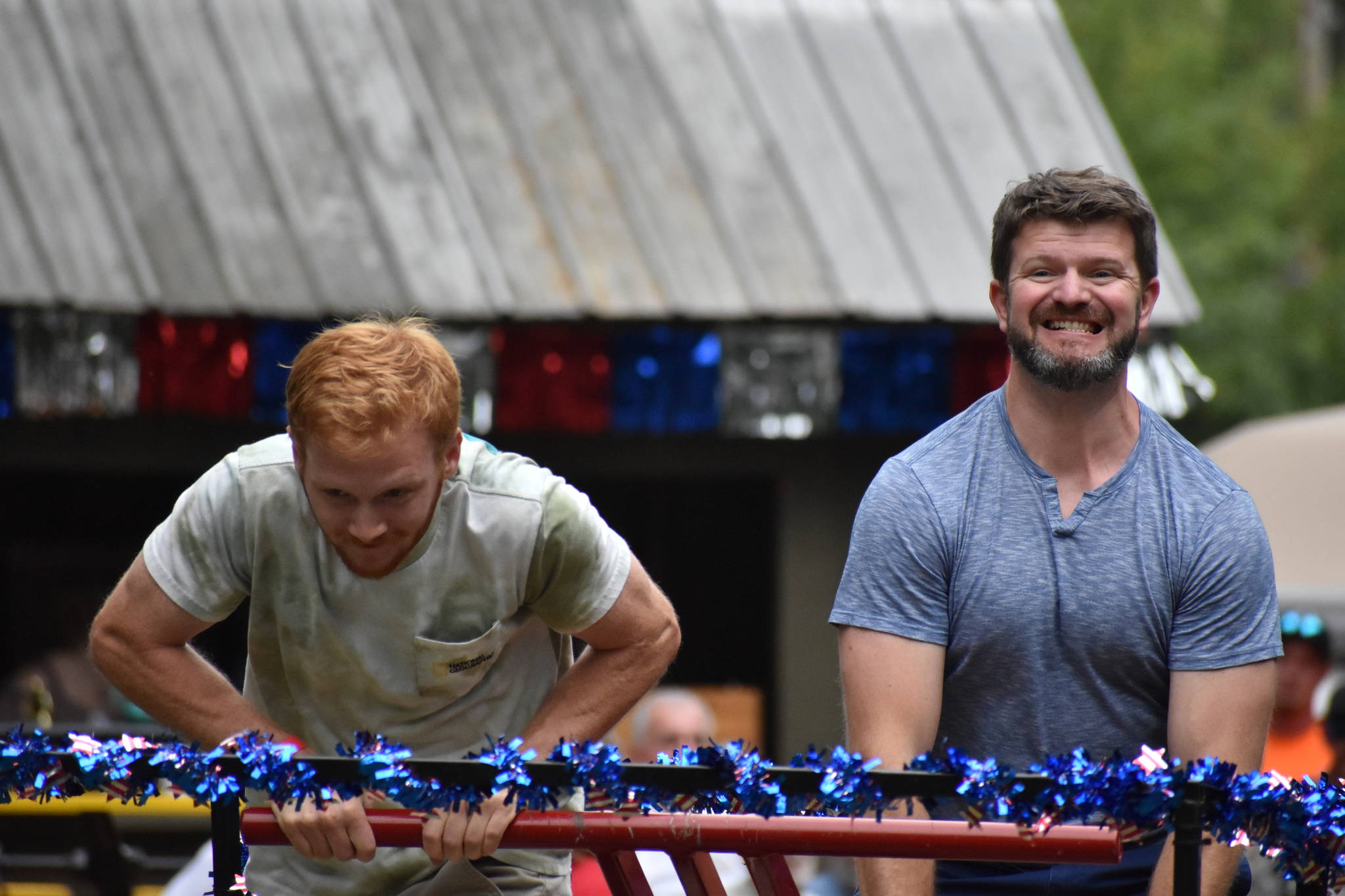 Hundreds took to Wilkeson on Saturday for the 46th annual parade and Handcar Races. Cancelled last year due to COVID-19, the festivities and competition roared back to life this year. Teams of two or four raced across a roughly 410-foot long track of railroad, some reaching average speeds around 20 mph.