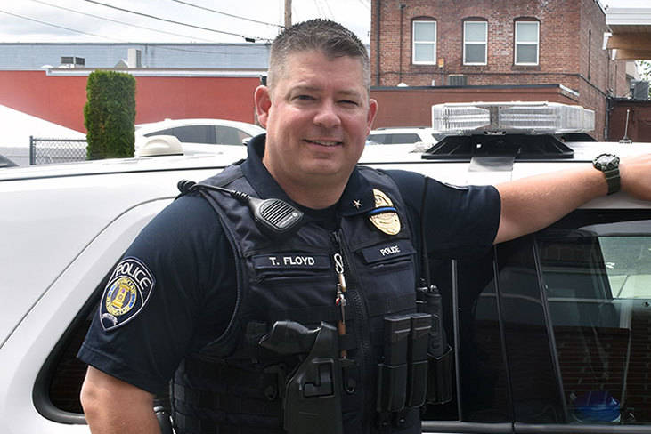 Tim Floyd, chief of the Enumclaw Police Department. Photo by Alex Bruell