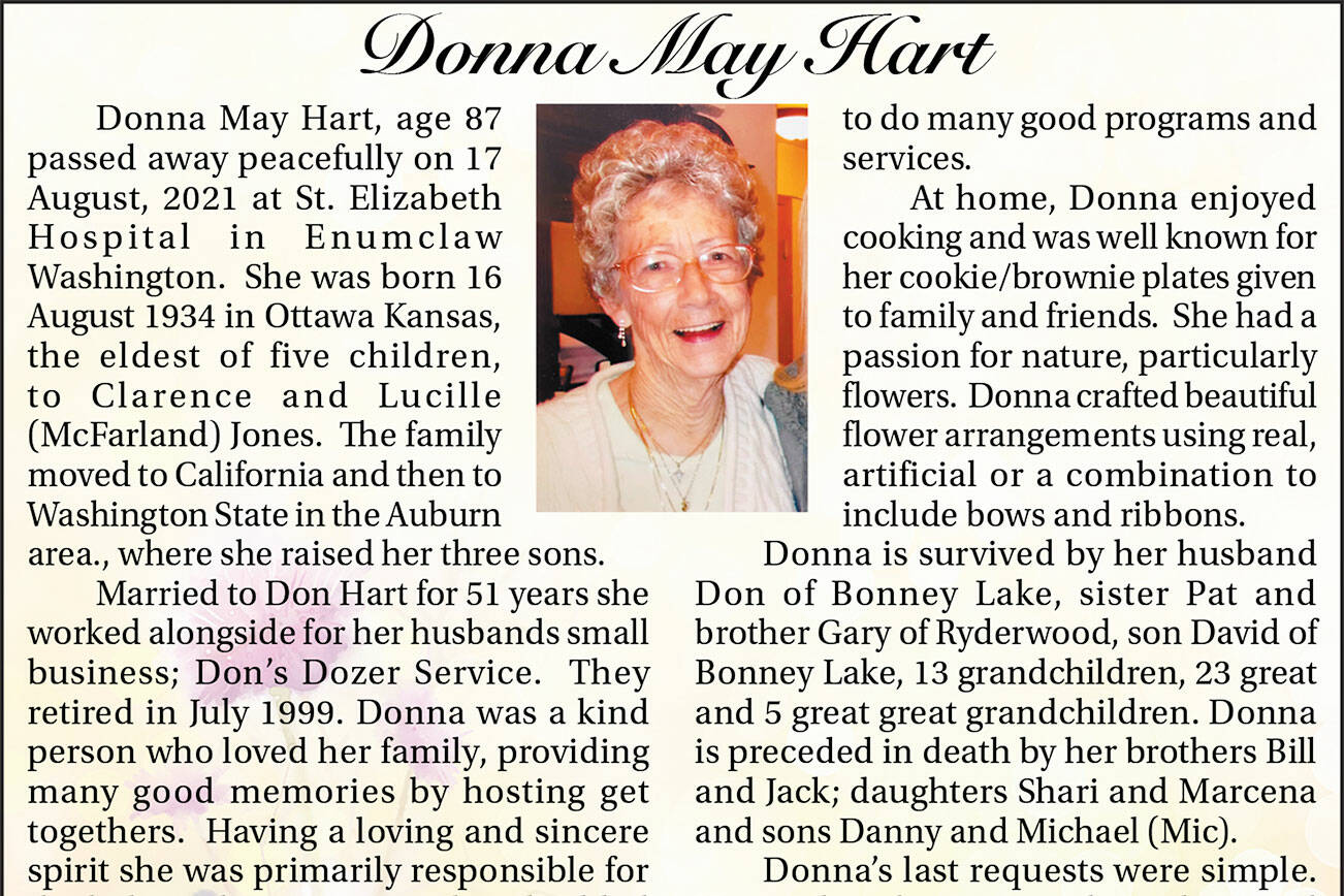 Donna May Hart