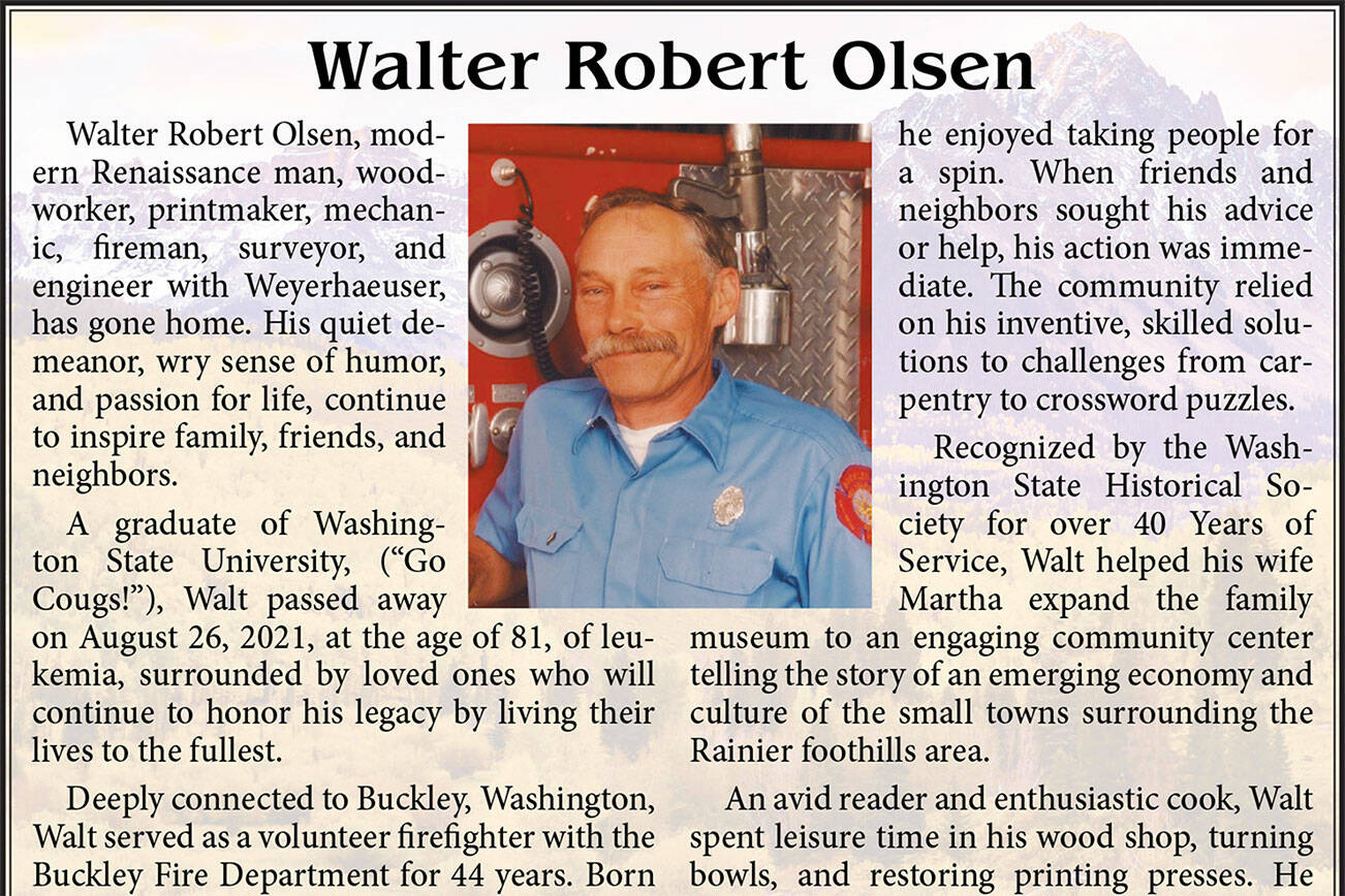 Walter Robert Olsen