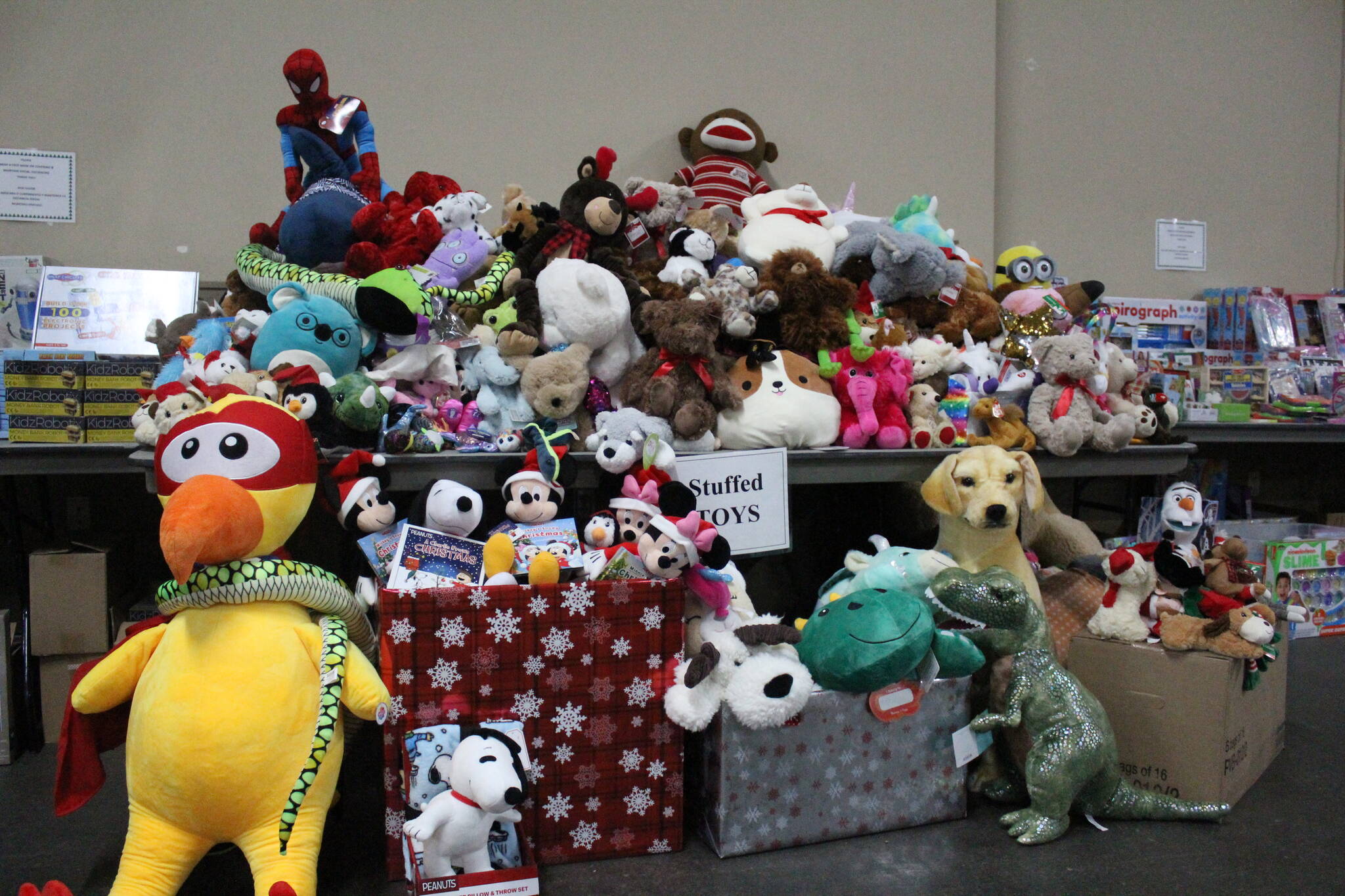 More than 500 Enumclaw-area children received toys from last year’s Holiday Helping Hands event. Photo by Ray Miller-Still