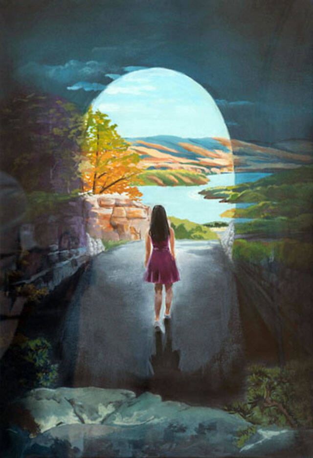 Last year’s winner of the District 8 Congressional Art Competition was Skyline High sophomore Ashley Zhang and her piece, “Into the Unknown”. Image courtesy Rob Cannon / <a href="http://www.robcannonphoto.com" target="_blank">robcannonphoto.com </a>