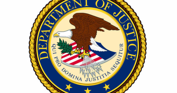 U.S. Department of Justice logo.