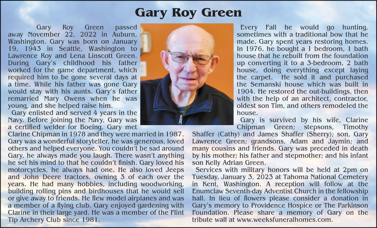 Gary Roy Green CourierHerald