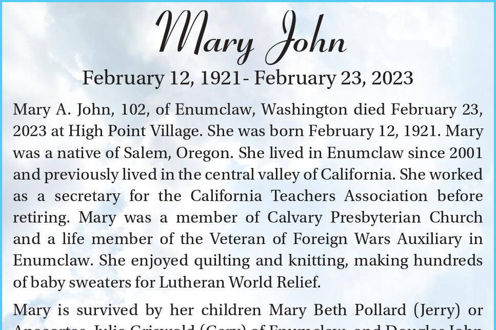 Mary John