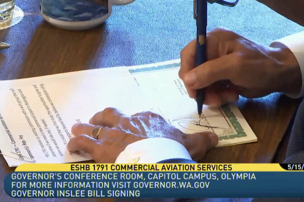 Inslee Hands Enumclaw Group Big Win In Partial Airport Commission Bill   32736229 Web1 News Airport Bill Partial Veto ECH 230531 1 1024x682 