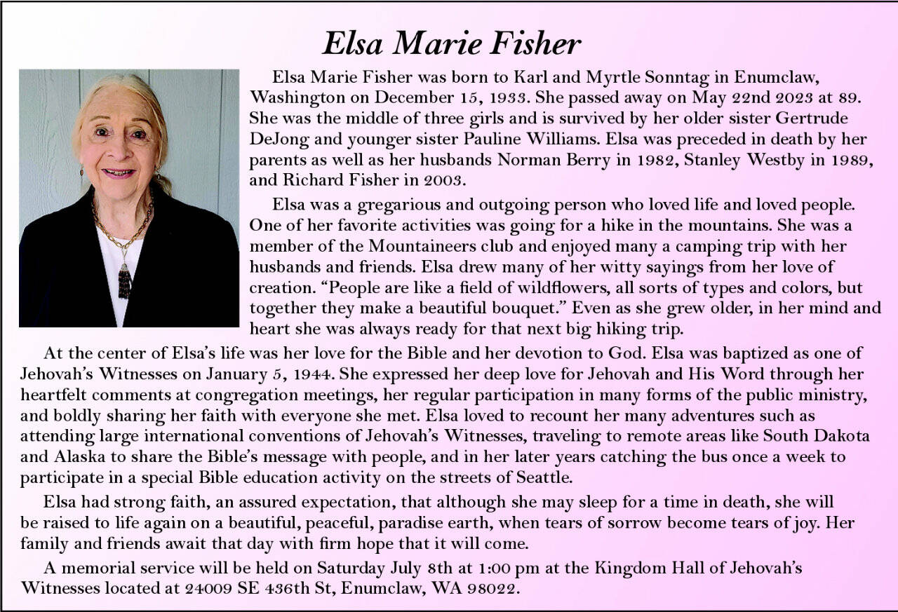 Elsa Marie Fisher