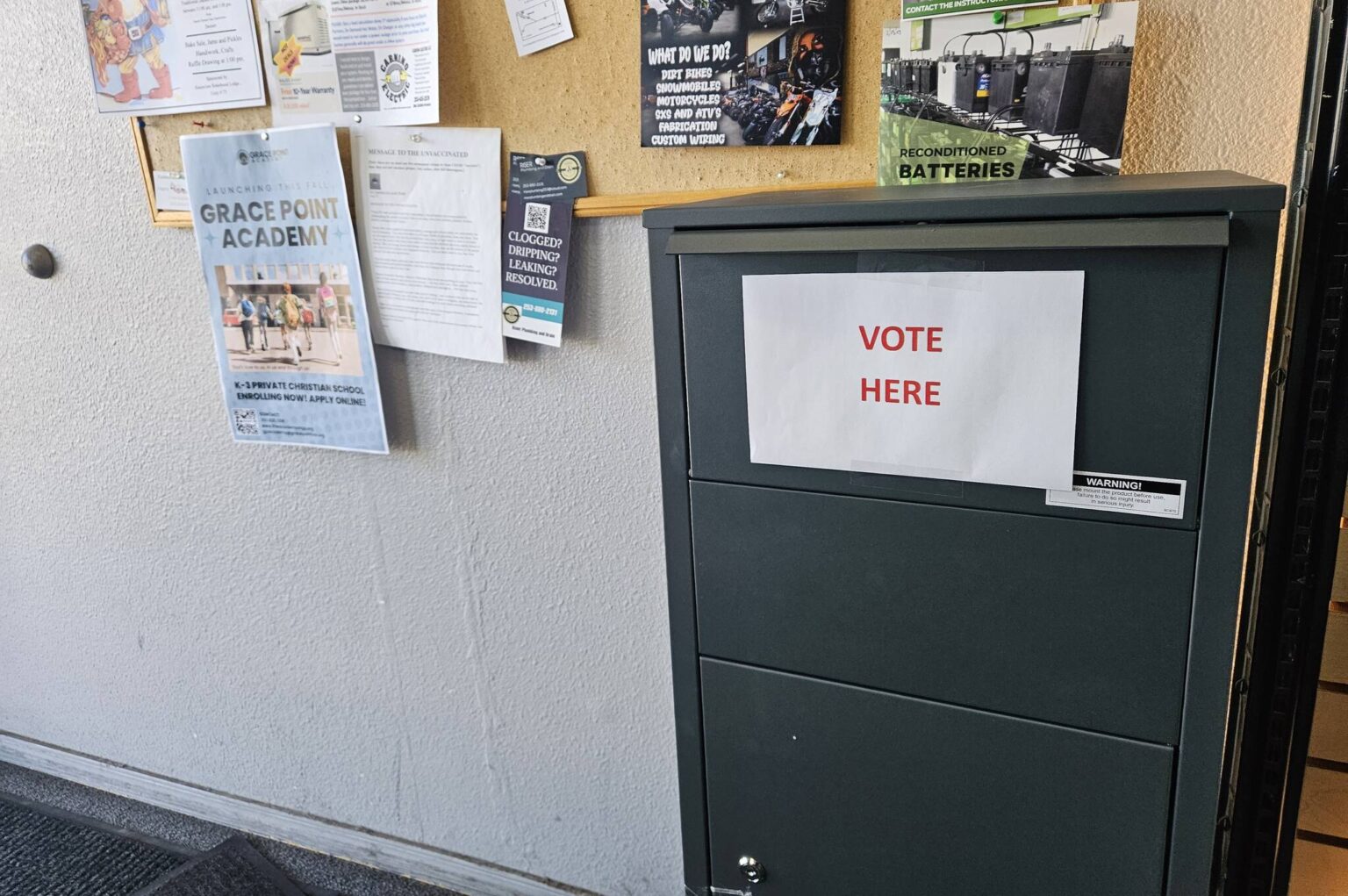 Unofficial ballot drop boxes open in Enumclaw | Courier-Herald