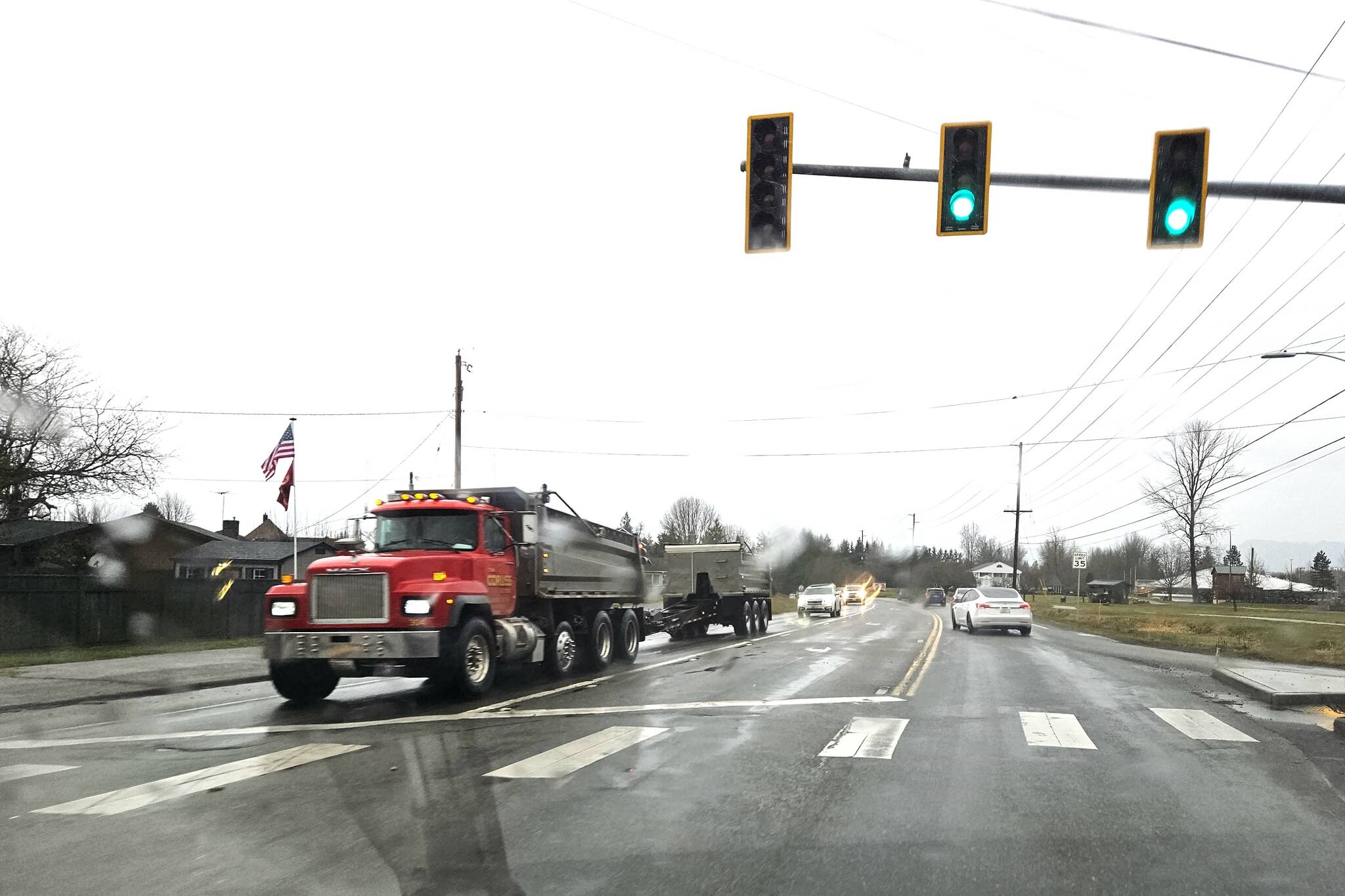 Traffic from Enumclaw to Buckley can be horrendous, especially at the SR 410/Park Avenue intersection. Photo by Ray Miller-Still