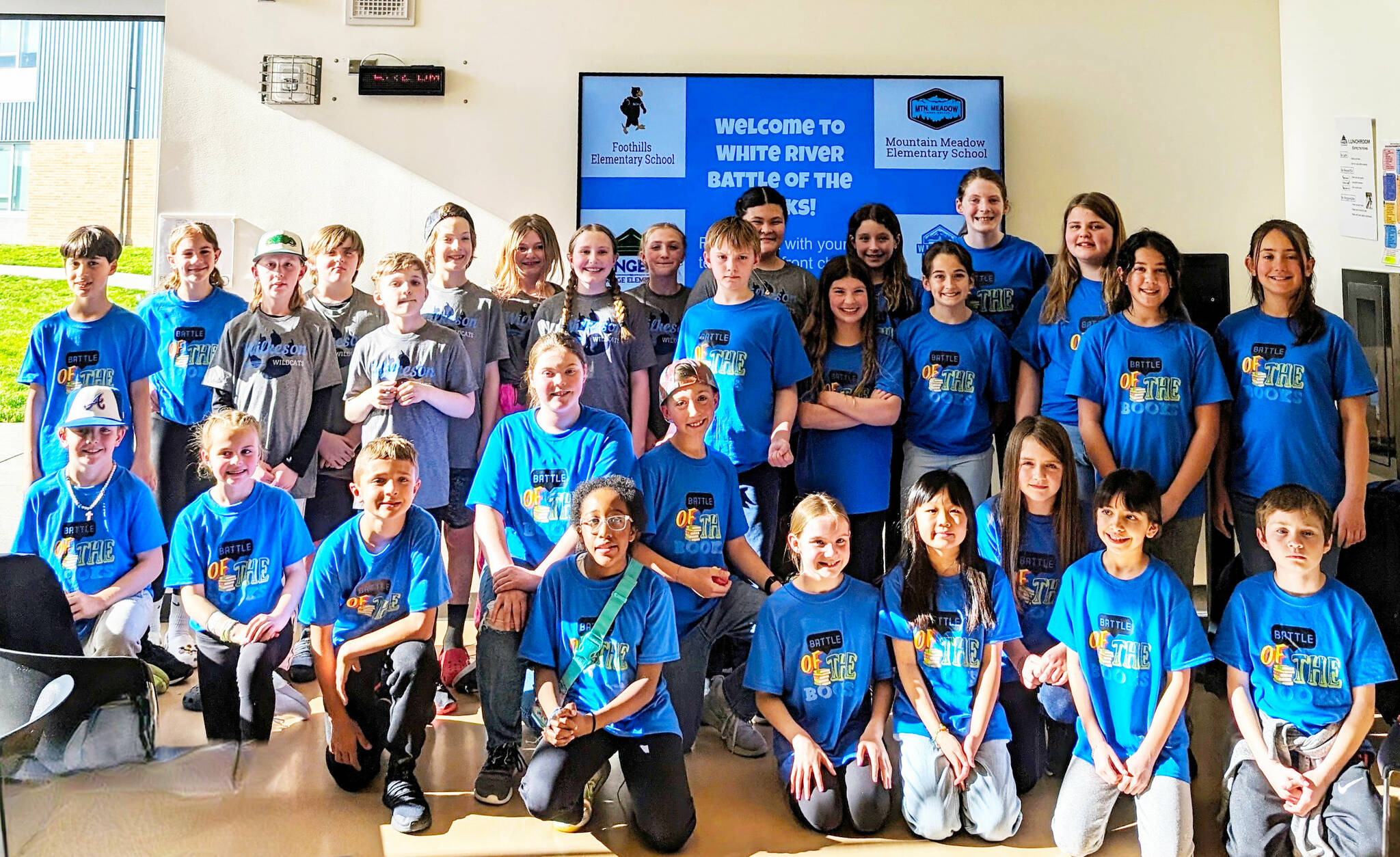 Twenty-nine White River School District fourth and fifth graders recently participated in the first Battle of the Books showdown since the COVID-19 pandemic. Courtesy photo