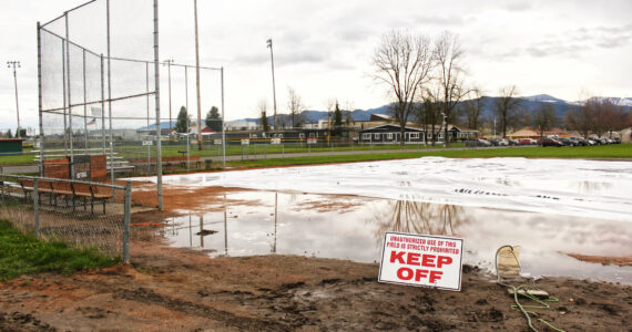 Photo by Ray Miller-Still
Enumclaw softball’s Field #3 has been unusable for two years, either due to rain or repairs from the district to improve drainage.