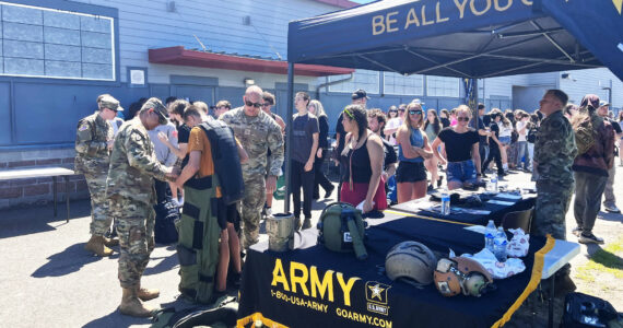 Among some of the vendors at the EHS Career and Cultural Festival were some big names like the U.S. Army, Boeing, Virginia Mason Franciscan Health, and more. Photos courtesy Enumclaw School District